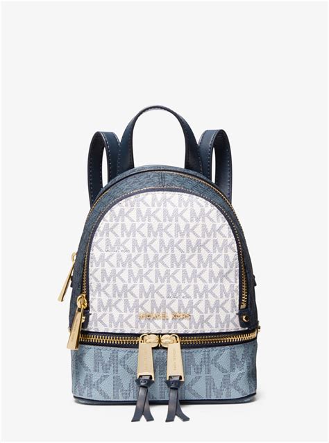 michael kors rhea mini color-block logo backpack|Rhea Mini Color.